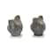 Set of 2 Brown Ceramic Coastal Bird Sculpture, 16.75", 18.25"